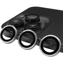 İlk El Grup  Iphone 13 Pro Max Raze Metal Kamera Lens - Gümüş