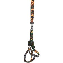 Mestore Köpek Göğüs Tasma Seti Dokuma 3 Cm*70-90 cm Kamuflaj - Sf-Dkmset-Kmflj