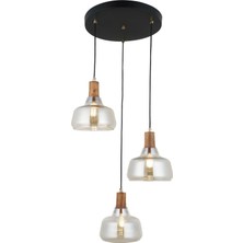 Nacario Zen 3’lü Antik Lak 3’lü Sarkıt Avize