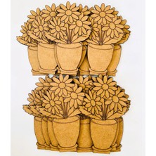 Özgürce Ahşap Boyama Oyunu Seti – 30’lu Vazo Figürü, Kendin Boya, Etkinlikler