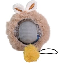 Mestore Interaktif Şarjlı Kulaklı Hareketli Peluş Oyun Topu Kuyruklu 5 cm - DG-2339