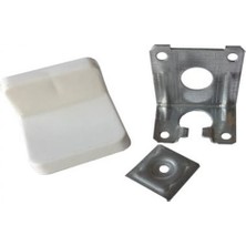 Mestore Beyaz Dolap Askı Elemanı L Tipi - 9996670062794