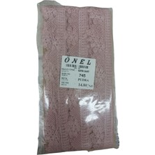 Epilons Dantel Polyester Güpür Bant Pudra 14,80 Metre 3 cm ON-745-PU