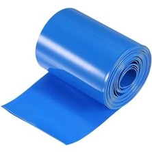 Nacario Temiz Pazar Pvc Isı Büzülme Borusu, Mavi, 75 mm Çap, 3 Metre, Pil Yalıtımı Için, 18650 Pil Kablo Kılıfı