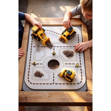 Özgürce Çocuklar Için Montessori Duyusal Oyun Plakası, Masa Uyumlu, 3 mm Mdf