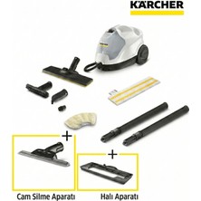 Karcher Buharlı Temizlik Makinesi 2000W Güçlü Buhar Basıncı Zemin Cam ve Derz Arası Temizleyen Çok Amaçlı Buharlı Mop Sc 4 Easyfix Set
