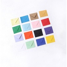 Nacario Minik Zarf, 7x9 cm 25 Adet (Siyah)