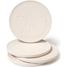 Nacario "EC900 Emici Altlık, 4 – 1/4 Inç," Kum Dollar, Set 4