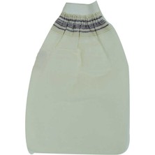 Ipek Sırt ve Vücut Kesesi Lastikli Eldiven Beyaz 15X25 - OEM458-10106