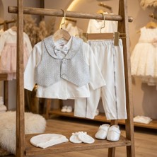 Babylia Erkek Bebek Pantalonu Şeritli Mevlütlük Set