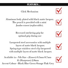 Nacario Ofis Twist Versatil 0.5 mm Mavi