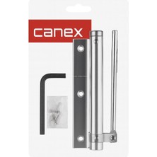 Nacario Kapı Itme Yayı, Ayarlanabilir Kapanma ve Çarpma Hızı, 162 Mm, 25-45 kg Taşıma Kapasiteli, Ahşap ve Metal Kapılar Için, 1000 mm Kapı Genişliği Uyumu, Sessiz, Otomatik Kapanma (Canex, 162 Mm)