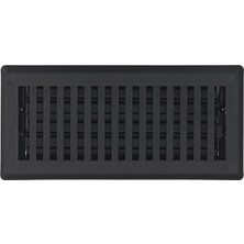 Nacario Sierra 10,16 cm x 30,48 cm Tasarım, Dökme Demir Siyah Kaplama Hava Filtresi ile Çelik Zemin Kaydı - Ev Zemin Için Havalandırma Kapakları - Dekoratif Havalandırma Örtüleri - Kat Kaydı