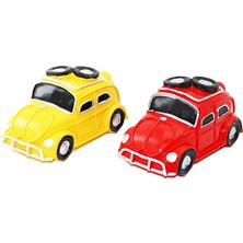 Nemere Araba Vintage Dekoratif Biblo - Kumbara Renkli 9X16CM Reçine (4887)