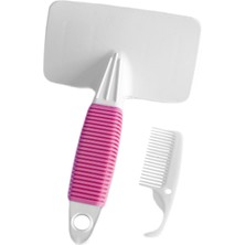 Mestore Markapet Temizleme Aparatlı Kedi Köpek Tarağı 12 Cm-15 cm Large Pembe - Mrkpt-Trk-Pmbl