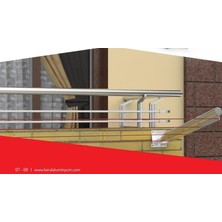 Mestore Koral Duvara Montaj Çamaşır Askılığı - 9996670131810