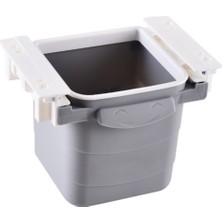 İlk El Grup Ieg™ Buffer® Mini Masa Çöp Kovası Plastik Tezgah Altı Geri Çekilebilir Yapışkanlı Görün