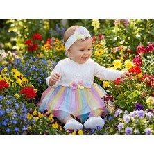 Babylia Kız Bebek Gökkuşağı Tüllü Mevlütlük Set