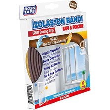 Nacario Plastik Kapı Altı Hava Akımı Önleyici, 53 mm x 2,5 mt Boyut, Şeffaf