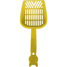 Mestore Markapet Ince Elekli Kedi Kumu Küreği Large 11-27 cm Sarı - Sf-Krklrg-Sr