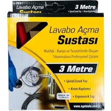 Nacario Lavabo Açma Sustası, 3 Metre