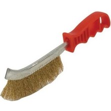 Mestore Eğri Saplı Tel Fırça Tek Sıra ( Plastik Saplı) - 8698644319163