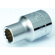 Nacario 1413 1/2'' Oniki Köşe Lokma Anahtar (Sae) 11/16'' Inch