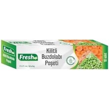 Nacario Kullan At Market Fresh-Up Kilitli Buzdolabı Poşeti 19X25CM 10'lu