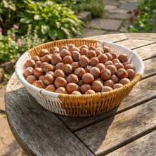 İlk El Grup Ieg™ Buffer® Yuvarlak Çift Renkli Plastik Rattan Ekmek ve Meyve Sepeti - Çok Amaçlı Banyo ve