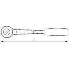 Mestore Elta 1514 1/2'' Cırcır Kol 250 mm - 8691150995470