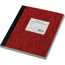 Nacario Laboratuvar Defteri, 4 x 4 Dörtlü, Kahverengi, Kapak, 11" x 9.3", 100 Numaralı Set (43649)