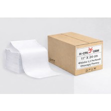 H-CFK Form 11’’ x 24 cm 4 Nüsha 5.5 Perforeli Otocopy Formu 1000 Sayfa