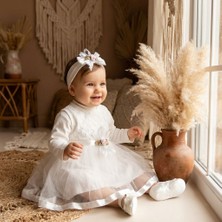 Babylia Kız Bebek Çiçek Detaylı Mevlütlük Set