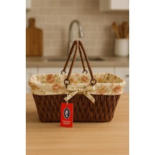 Tuğra Store Lüx Hasır Ekmek Sepeti ve Çok Amaçlı Sepet