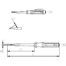 Mestore Izeltaş 4550 Elektrik Kontrol Kalemi 190 mm - 9996669911324
