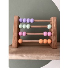 Özgürce Doğal Ahşap Montessori Abaküs, Çocuk Zeka ve Matematik Oyunu