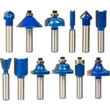 Mestore Topshop 03039 8 mm 12 Parça Ahşap Freze Uç Seti - 8698216030397