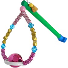 Mestore Markapet Tünekli Döner Toplu Kuş Oyuncağı 10 Cm-16 cm Yeşil - SF-BL-1006