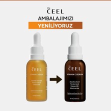 The Ceel Vitamin C Serum Leke Karşıtı Aydınlatıcı 30 ml - Dezenfektan Hediyeli (%72 Alkol)