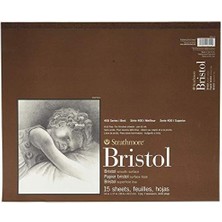 Nacario (475-14 STR-475-14 Bristol Tabak Pedi, 15 Yaprak, 35,6 x 43,2 Cm, Beyaz, 14"X17"