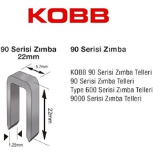 Mestore Kobb KBZ9022 22 mm 2500 Adet U Zımba Teli - 8682530234524
