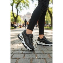  Enoch Kadın Mikro Taş Işlemeli ve Oval Panel Detaylı Spor Ayakkabı