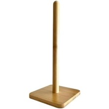 Nacario Bambu Kağıt Havlu Tutucu – Doğal Ahşap, Sağlam ve Şık Tasarım