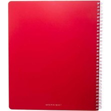 Nacario - Iş Yeri - Pembe Mesajlı Büyük Kırmızı Spiral Defter, Kişisel Düşünceler, Mektup Yazma ve Not Alma Için Eğlenceli Günlük, 160 Çizgili Sayfa, 22,86 cm x 27,94 cm