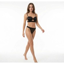 Agatha Secret Destekli Istiridye Model Sütyen Takımı Siyah