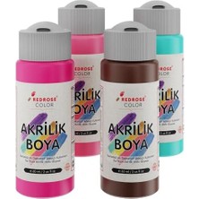 Nacario Tamamlayıcı Renkler Akrilik Boya 4'lü Set 4X60 ml