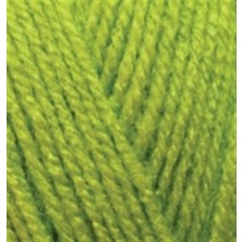 Alize Burcum Klasik (5 Adet) 117 Yeşil Renk El Örgü Ipliği