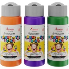 Nacario Yeşil, Mor, Turuncu Parmak Boyası 3'lü Set 3X60 ml