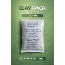 Nemtut Clay Pack Aktif Kil Nem Alıcı 2 Unit ( 12 cm x 8 cm - 74 G ) 35 Adet