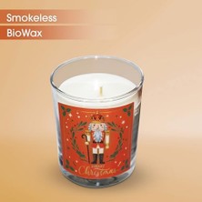Nacario – Kurşun Asker (Nutcracker) Tasarımlı Mum, Turuncu Renk Temalı, 135 G Doğal Biyo, 40 Saat Yanma Süresi, Cam Kavanoz, Şık Bristol Kutulu, Yılbaşı Koleksiyonu Hazır Hediye